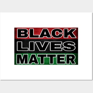 Black Lives Matter - Pan African - Front Posters and Art